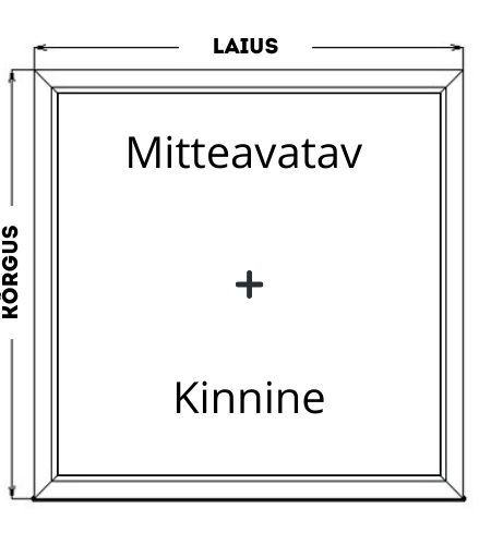 Окно 600х600