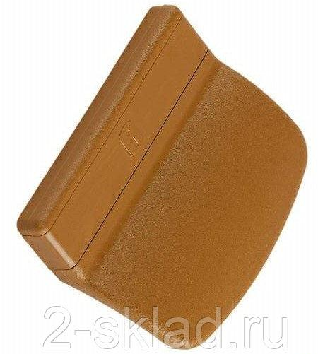 Balcony door handle, Plastic, Light brown